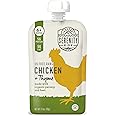 Serenity Kids 6+ Months Baby Food Puree - Ethically Sourced Meat & Organic Veggies - Parsnip, Beet, Free Range Chicken & Thyme - 3.5 oz BPA-Free Pouch - 6 Count