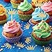 Happy Shop Glitter Pink and Gold Crown Cupcake Toppers 48 Pieces for Girls Princess Birthday Party,Baby Shower Decor,Wedding Party Decorations Supplies