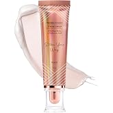 FACESCANADA Strobe Cream for Face Glow - Peach, Dewy Skin, 1.01 Fl Oz | with Shea Butter &amp; Hyaluronic Acid, Primer, Highlighter, Moisturizer, Hydrating, Illuminating Makeup Base, Radiant Glow