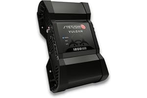 Stetsom Vulcan 1200 Stable 1.2K RMS 2 Ohm HD Stable Sound Mono Channel Car Amplifier with Crossover, Subwoofer MD, Bass Boost