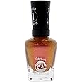 Sally Hansen Miracle Gel™, Sundown Socialite, Long Lasting, Gel-Like Formula, No UV Lamp Needed, Orange Glitter Nail Polish