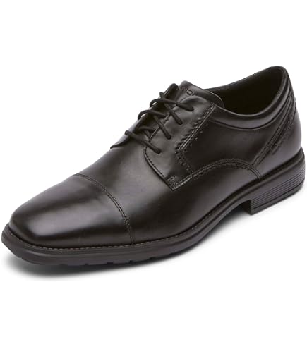 Rockport Mens Total Motion Sport Apron Black Boots (NWT) Amazon.com | Rockport Total Motion Dressport Apron Toe Black  main image 2