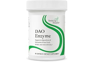 Seeking Health DAO Enzyme - Formerly Histamine Digest, DAO Enzyme Supplement for Histamine Food Intolerance, Supports Digestive Health, Upset Stomach (90 Capsules)*