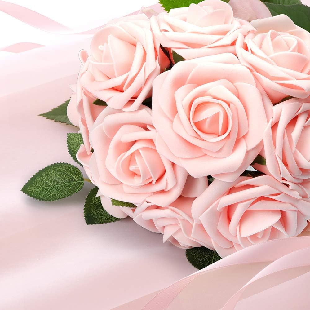 Mocoosy 50Pcs Artificial Roses Flowers - Image 4