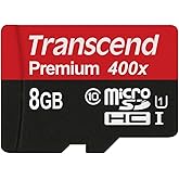 Transcend 8GB MicroSDXC/SDHC Class 10 UHS-I (Premium) Memory Card
