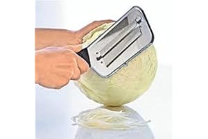 YIANI Cabbage Kitchen Knife Slicer Chopper Shredder Sauerkraut Cutter Coleslaw Grater (Black)