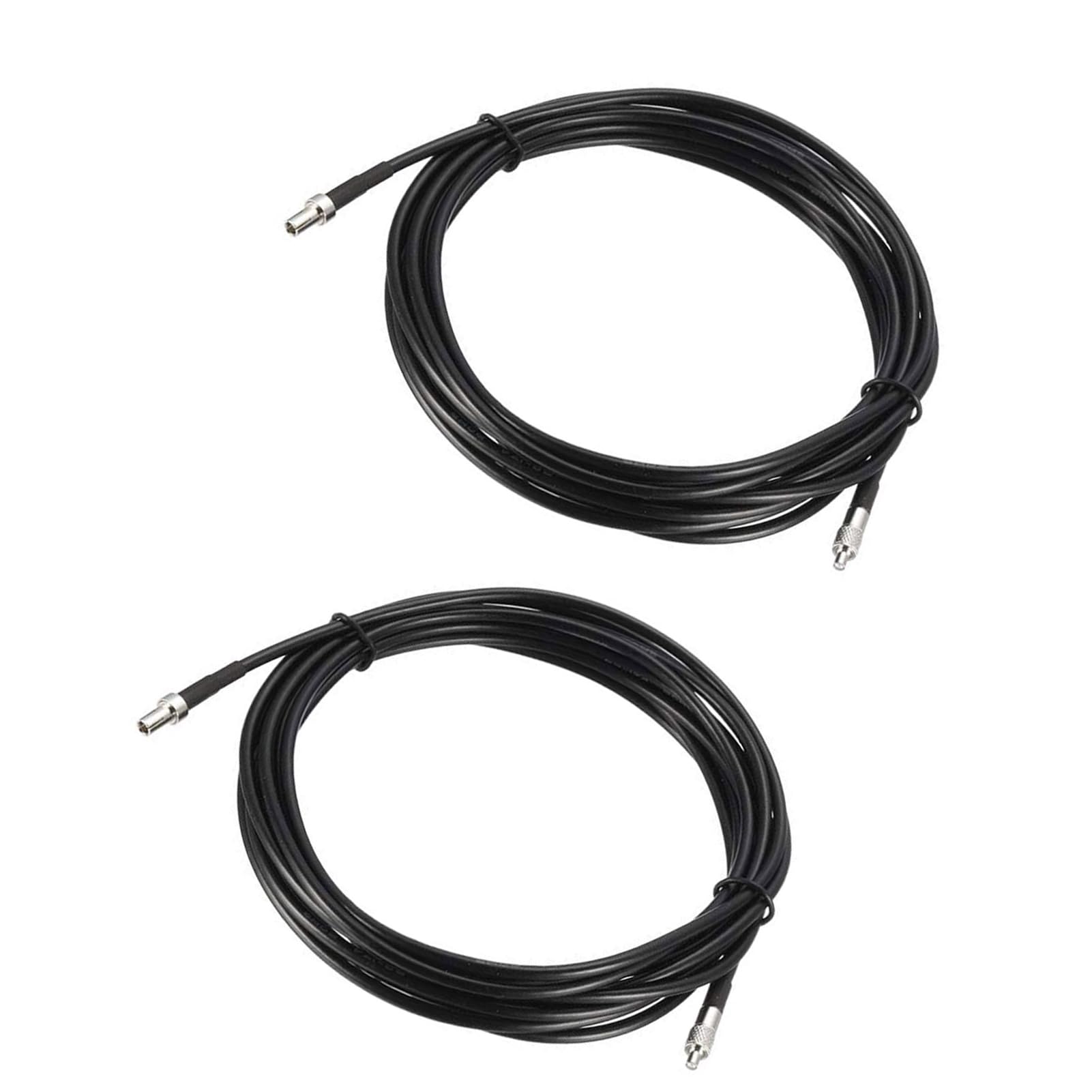 MACHSWON 2 PCS RG174 Coaxial Cable with TS9 Male to TS9 Female Connectors Low Loss Coax Cable 50 Ohm 6.6 Ft For CCTV,DVR,Camera,Video Signals
