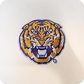 LSU Tiger (V elcro Patch - NOT Iron On) (License Reseller) - by HEDiGEAR