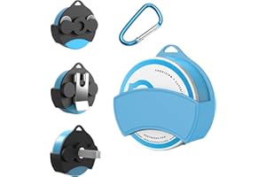 LEIAIRUI Zyn Holster Clip - Silicone Belt Clip & Magnetic Mount for ZYN, Alpha Pouch Tins | Car Visor, Vent, Backpack Clip | Heavy-Duty Alternative to Plastic