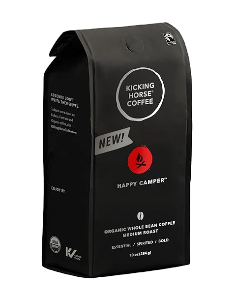 KICKING HORSE HAPPY CAMPER WHOLE BEAN COFFEE, 10...