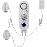 Techko Strobe Safe Pool Alarm System - White, S287 | ETL Listed UL 2017 Compliant, Indoor/Outdor Weather Resistant, LED Strobe Lights &amp; 115 dB Alarm System with Bypass Buttons
