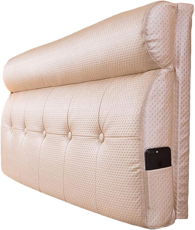 Roner Large Upholstered Headboard Cushion Headboard Bed Backrest Pillow