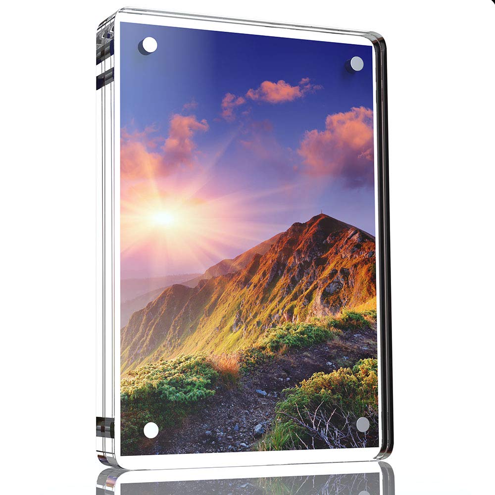 Mua GO BEYOND HUB Acrylic Picture Frames with Rounded Corners 5.25x7.25 ...