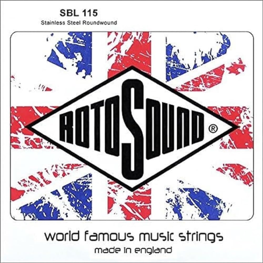 Rotosound Strings for Electric Bass STAINLESS Single Strings SWING 66 .115"w/2.92mm wound SBL115