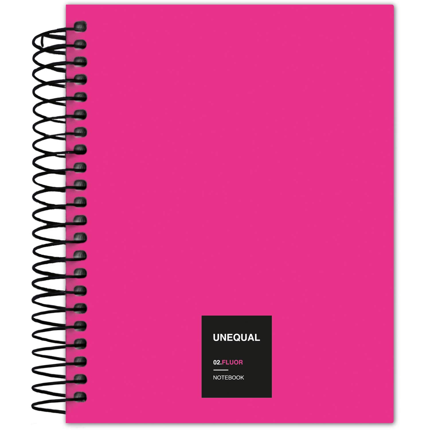 Grafoplás 88546054 Spiral Notebook Squared, 100 Sheets, 70 g, Fuchsia, A6