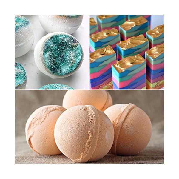 Mica Powder for Bath Bombs [0.18 oz 24 Bags], Cosmetic Grade Soap