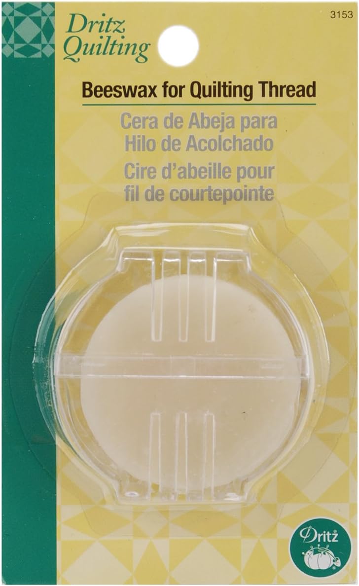Dritz 3153 Bienenwachs für Quiltgarn mit Halter