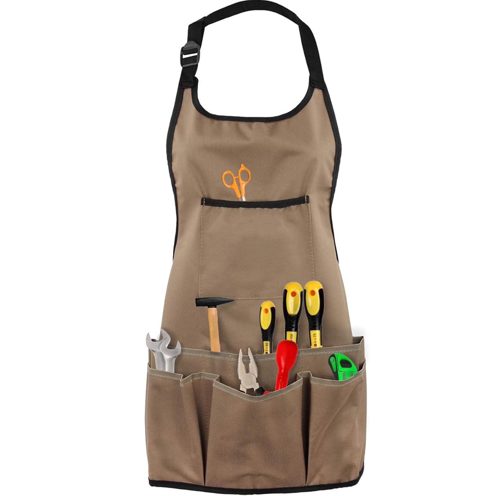 Waterproof Gardening Apron with Multiple Pockets – Durable Garden Apron, Gardening Tool Apron, Multi-Purpose Tool Apron for Men and Women for Gardening, Potting, and Yard Work, Gifts for Gardeners