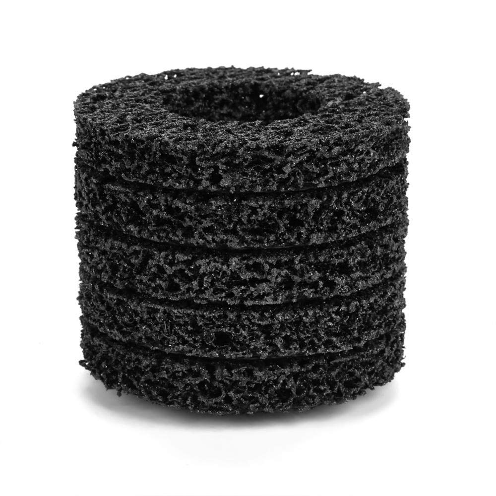 5Pcs 100mm Poly Strip Wheels, Angle Grinder Wheels Paint Rust Removal Discs for Angel Grinders Surface Polishing