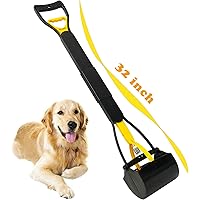 ienjoyed 32“ Tall Pooper Scooper, Large Pooper Scooper for Dogs Heavy Duty, Dog Pooper Scooper with Long Handle & High Streng