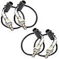 4PCS Oxygen Sensor O2 Sensor Front Rear Upstream Downstream for Ford, Lincoln, Mercury & Mazda - Ranger, Mustang, Expedition, Explorer, Escape, F150, Tribute Compatible with Bosch 15717