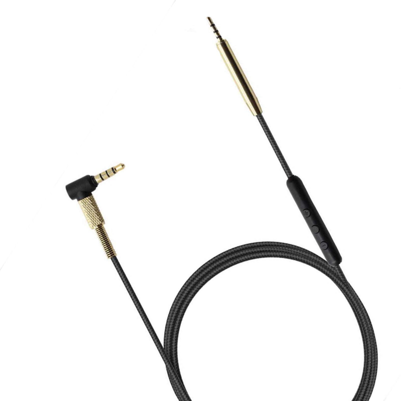 Replacement Headphone Audio Cable For Bose QuietComfort QC25 QC35 OE2 OE2i JBL Synchros S300I E40BT E30 E40 E50BT J55i J88a with Microphone for Android iOS Smartphone