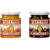 Inca's Food Mixed Sampler - Aji Amarillo, Aji Panca 7.5 OZ (2 Jars)