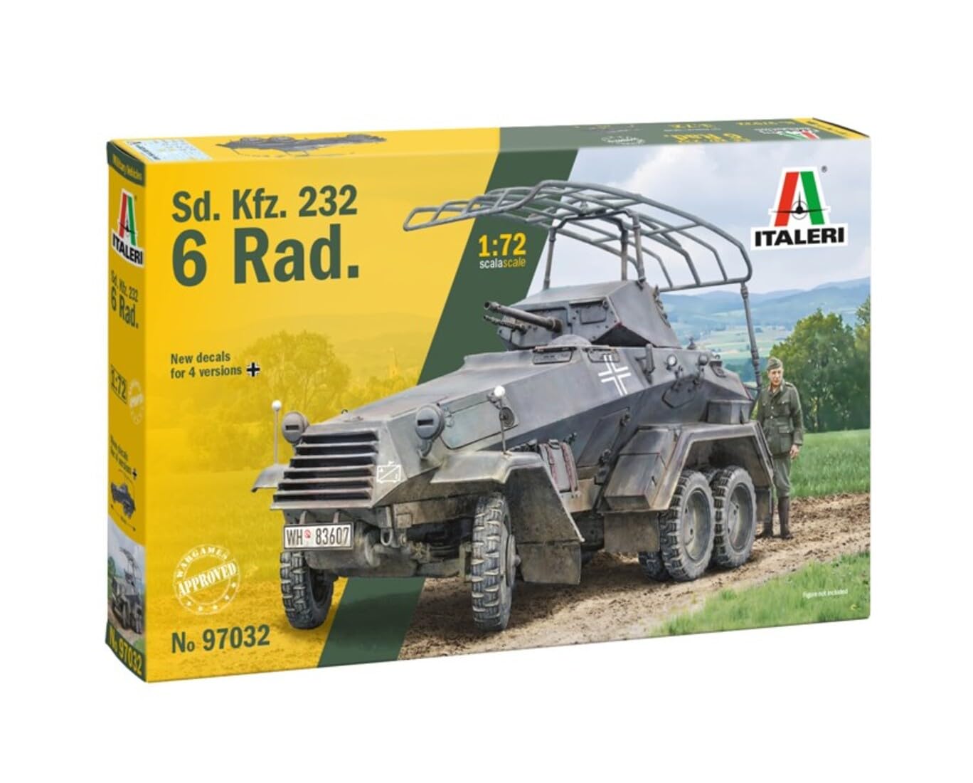 Italeri 97032 Sd.Kfz.232.6 RAD 1:35 Model Kit