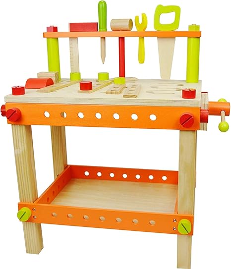 kids wooden workbench