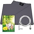 Grounding Sheet with Grounding Cord,Made with Premium Cotton and Pure Silver Fiber,Achieve Healthy Sleep(52x27inch)