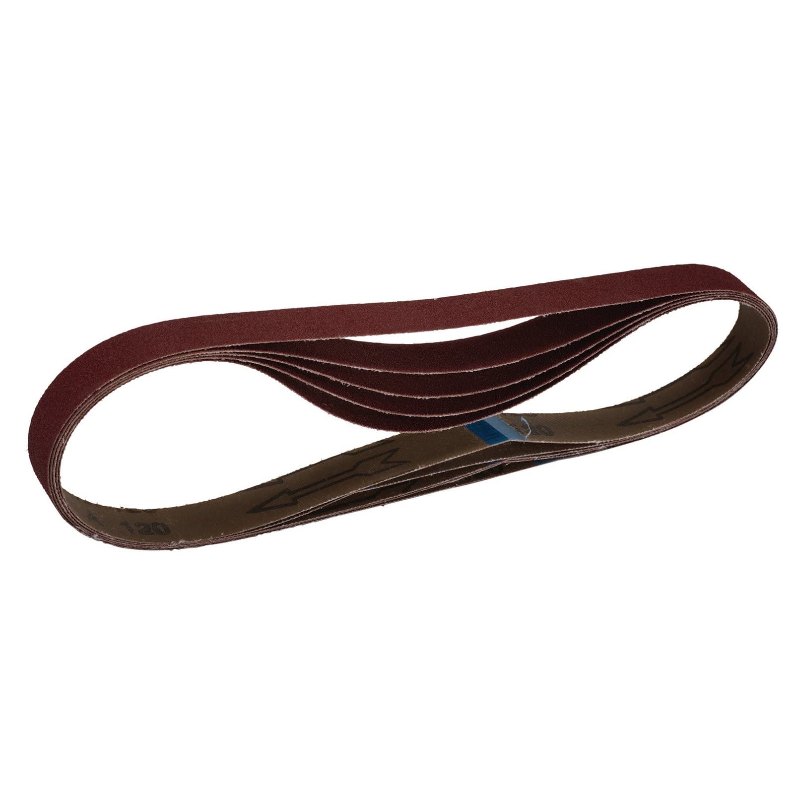 Draper 08698 Cloth Sanding Belt, 25 x 762mm, 120 Grit (Pack of 5) — image 1