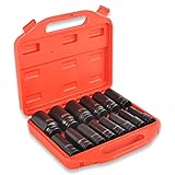 TBAPFS 1/2" Drive Deep Impact Socket Set, 14 Piece