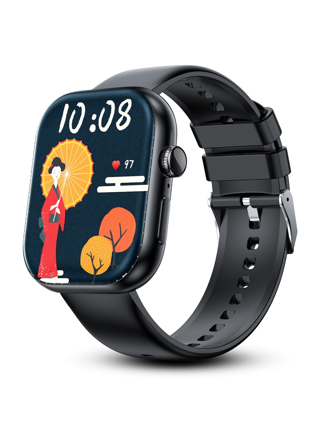 Smart Watch (Large 2.01 Inch Industry HD Screen, Thin and Lightweight), iPhone Compatible & Android Compatible, Bluetooth 5.3 Calling Function, Long Lasting Battery, Activity Tracker, SMS/Line