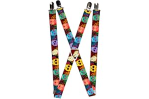 Buckle-Down unisex-adults Buckle-down Suspender - SkullsSuspenders
