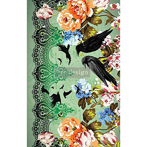 Redesign with Prima Decoupage Decor Tissue Paper – Cece Retro Garden – 1 Sheet,…