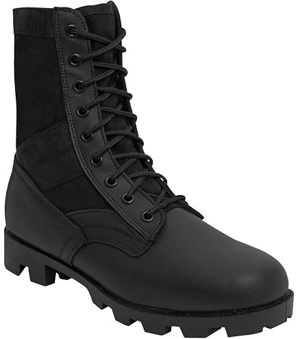 Rothco Jungle Boots Black Olive Tactical Military Combat Boots Men’s 15R New Amazon.com: Rothco Jungle Boots - 8 Inch - Durable All  main image 2
