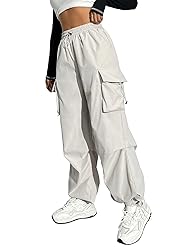 SweatyRocks Women's Drawstring Elastic Waist Loose