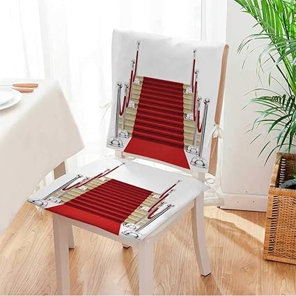 Amazon Com Miki Home Chair Pads 2 Piece Set Render Of