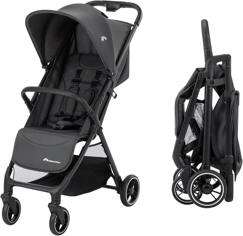 Azur, Kinderwagen Buggy, 0–3 Jahre (15 kg), Mineral Graphite