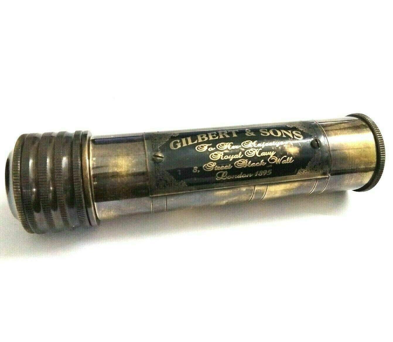 Nautical Brass Kaleidoscope Handmade Unique Gift for Kids and Antique Lovers, Birthday Present