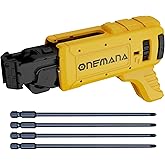 ONEMANA Collated Screw Gun Attachment, Suit For Dewalt DCF620B DCF630B