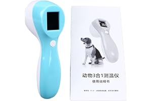 Pet Thermometer Dog Thermometer, Non Digital Pet Thermometer for Dogs Fast Digital Veterinary Thermometer 3 in 1 Animal Therm