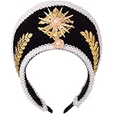 GRACEART Anne Boleyn Hat Headpiece Elizabethan Headwear Tudor Coronet Hood Hat