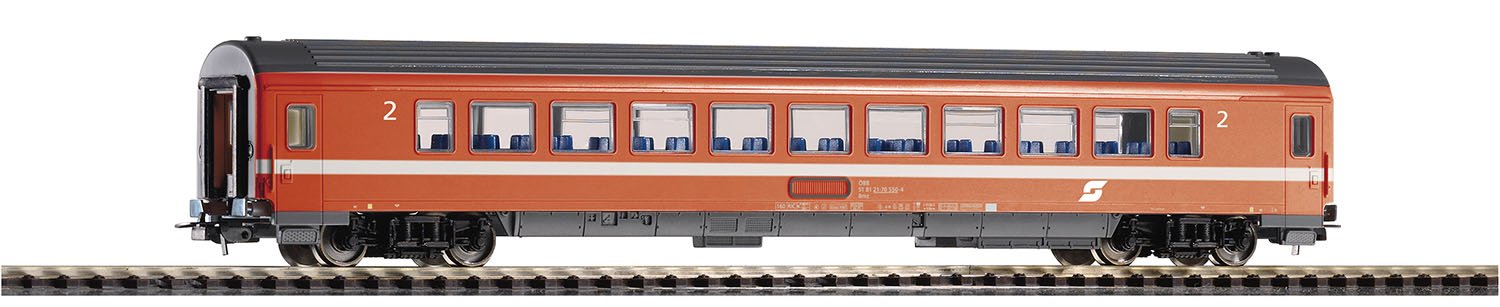 Piko 58661 Design Class Eurofima 1 ÖBB, EP. IV, Rail Car, Orange