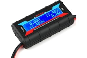 MAKERFIRE 200A High Precision Power Analyzer Watt Meter Battery Consumption Performance Monitor with LCD Backlight for RC, Battery, Solar, Wind Power…