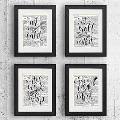 Amazoncom Funny Kitchen Quotes And Sayings Vintage