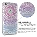 kwmobile Crystal TPU Silicone Case for > Huawei GR3 / P8 Lite SMART < in blue dark pink transparent Design Indian sun