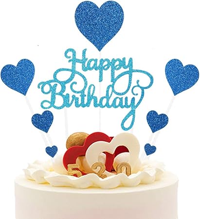Amazon Co Jp Happy Birthdayケーキトッパー ブルーグリッター文字 Happy Birthday と Love Starstopper 誕生日パーティーデコレーション8個セット おもちゃ Amazon Co Jp Happy Birthdayケーキトッパー ブルーグリッター文字 Happy Birthday と Love Starstopper 誕生日パーティーデコレーション8個セット おもちゃ