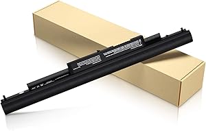 POWERWOO 807956-001 Battery HP HS04 Laptop Battery Replacement for HP Spare 807957-001 807612-421 HP Notebook 15-AY 15-AC Series HS03 HSTNN-LB6U HSTNN-LB6V 245 G4 255 G4 - [14.8V-2600mAh-38Wh]