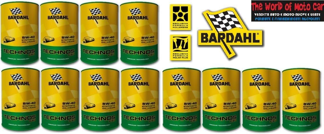 12&nbsp;Litres Bardahl Technos C60&nbsp;5&nbsp;W-40&nbsp;100% Synthetic for Car